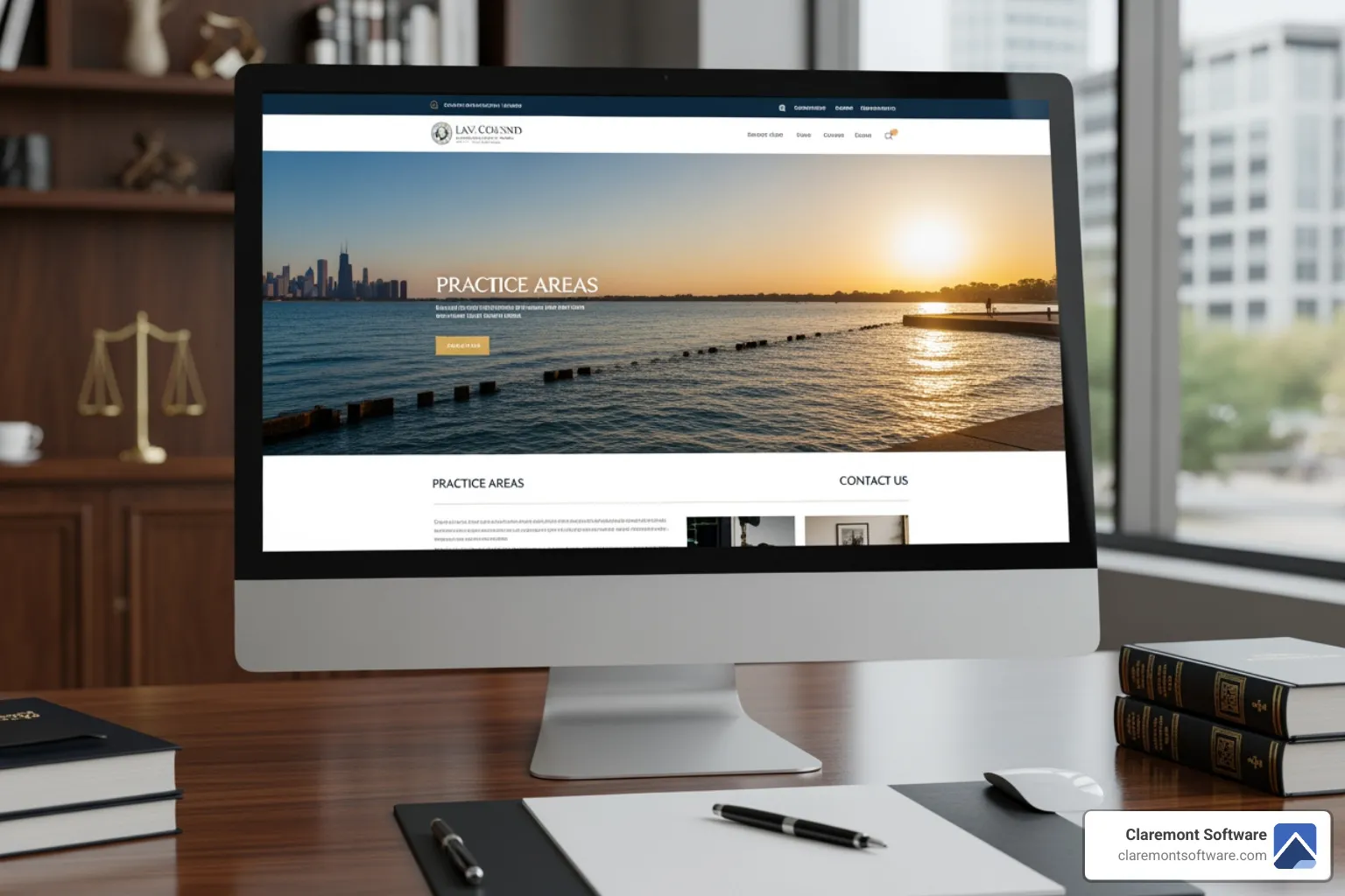 well-designed attorney bio page - custom websites for lawyers in lake county, IL