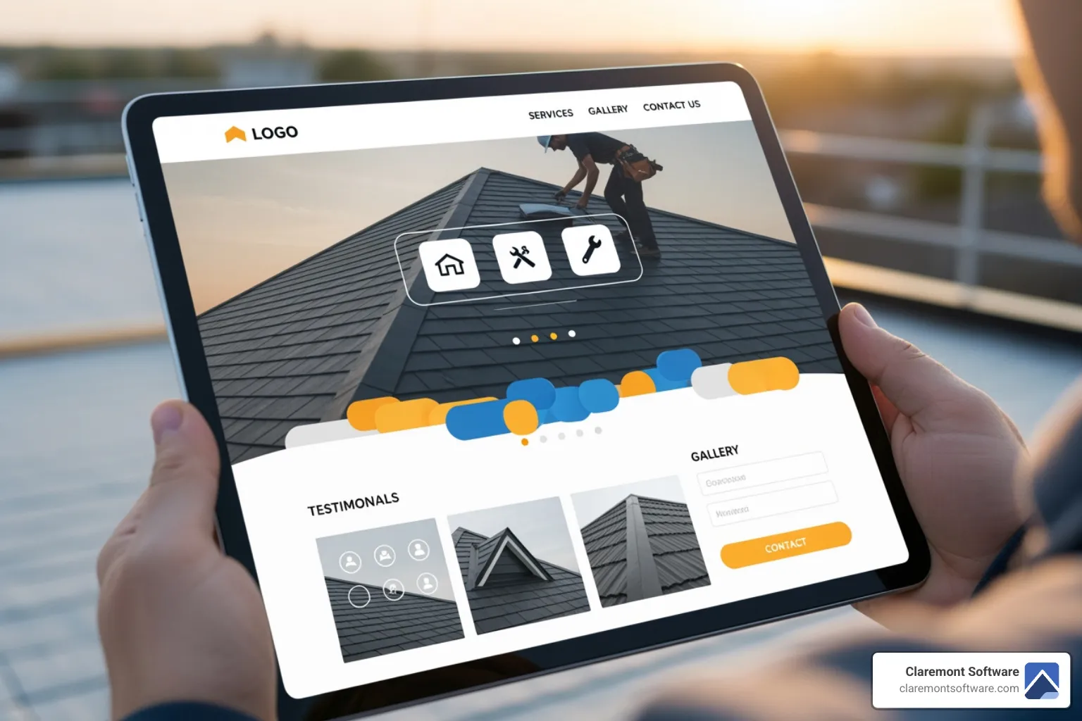A roofer's blog page displaying various articles on roof maintenance tips, storm damage repair guides, and answers to common homeowner questions, with clear categories and engaging thumbnails. - websites for roofers