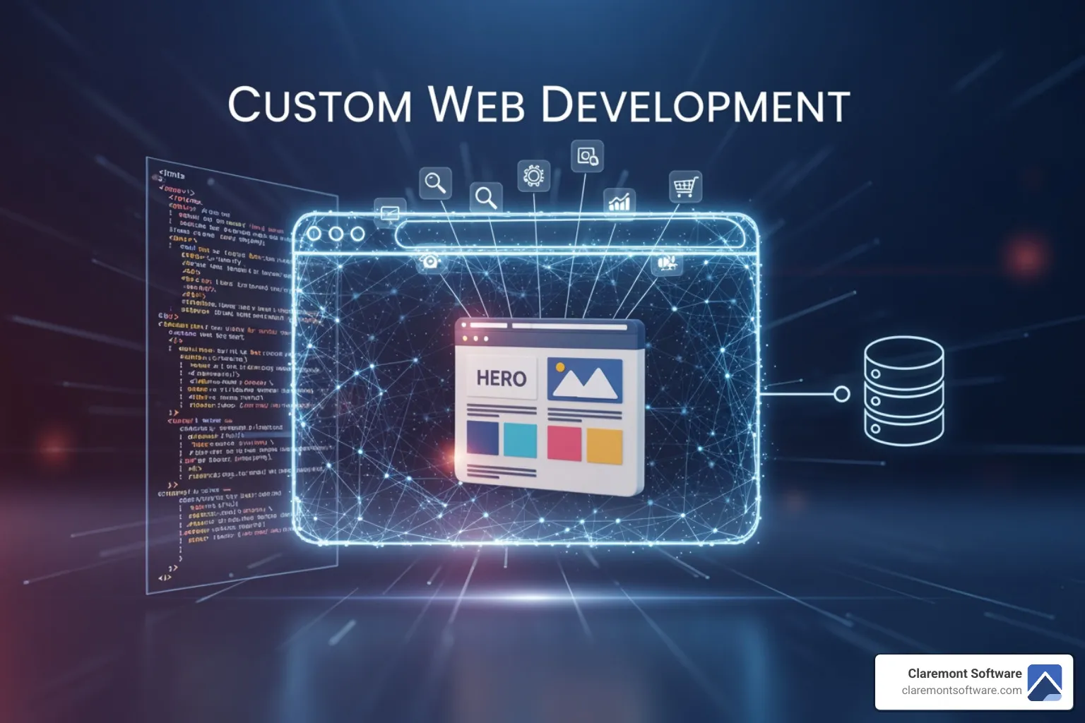 generic template vs custom design - custom web development